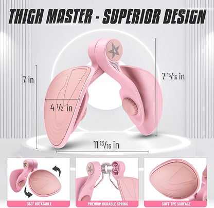 Yes4All Thigh Master, Multifunctional Inner Thigh Exerciser, Pelvic Floor Workout Equipment for Women