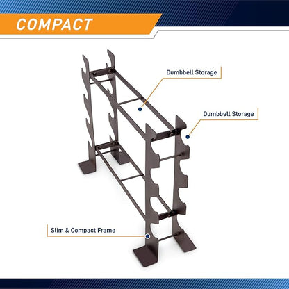 Marcy Weight Storage Organizer Racks for Dumbbells, Kettlebells, Weight Plates