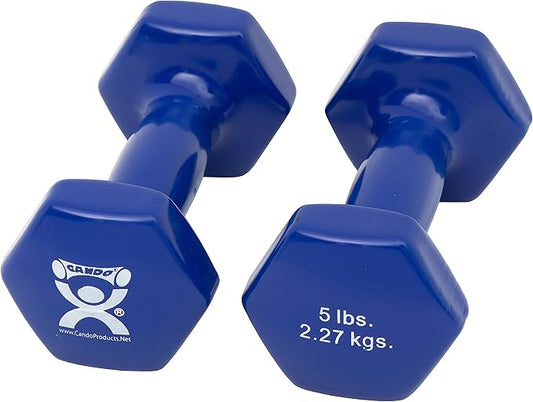 CanDo Vinyl Coated Dumbbells