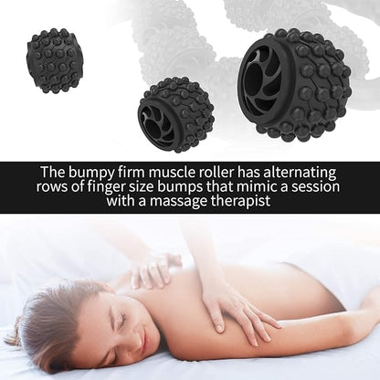 Muscle Roller, Trigger Point Muscle Roller for Calves, Leg, Arms, Tennis Elbow, Foam Roller Deep Massage Tool for Relieve Muscle Soreness, Stiffness