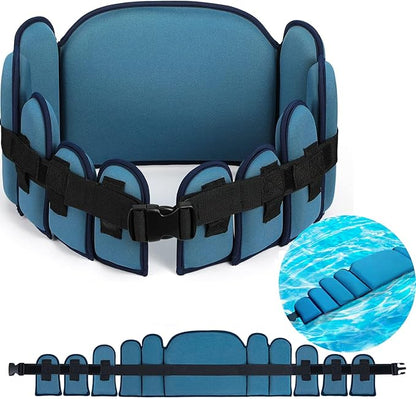 Aqua Belt Water Aerobics Equipment: Sportneer Aqua Float Belts Swimming Pool Exercise Set with Adjustable Buoyancy Blocks Jogger Floatation Belt for Adults Youth Aquatic Fitness Training