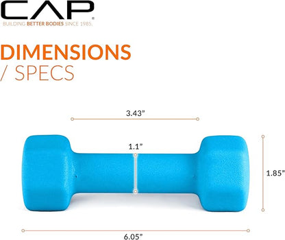 CAP Neoprene Coated Dumbbell Weights | Multiple options