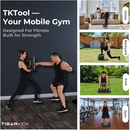 TKTool Mobile Gym Multi-Purpose Training Tool at Home, Gym, Indoor or Outdoor Total Body Workouts for HIIT, Strength, Core, Cardio Conditioning, Functional Bodyweight