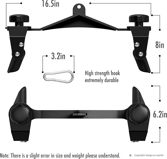 JFJ Home Gym Fitness Spreader Bar, Multi-Grip Wide LAT Pull Down Bar, Neutral Grip Handle, LAT Pulldown Attachments Long Bar for Cable Pulley System Mahine, T-bar Row Landmine Attachment