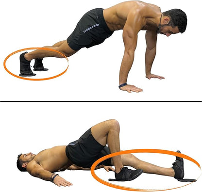 Sliders for Full Body Workout at Home or Gym. Dual-sided Fitness Equipment for Strength Training, Fat Loss for Men & Women