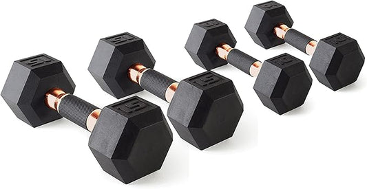 CAP 50 lbs Coated Dumbbell Set | Multiple Styles