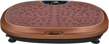 EILISON FitMax 3D XL Vibration Plate Exercise Machine - Whole Body Workout Vibration Platform w/Loop Bands - Lymphatic Drainage Machine for Weight Loss, Shaping, Wellness, Recovery