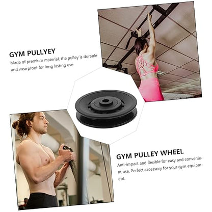 Gym Equipment Accessories Gym Equipment Pulley Wheel Home Gym Replacement Parts Gym Pullyey Gym Pulley Cable Pulley Exercise Roller Steel Pulley Fitness Two Wheels