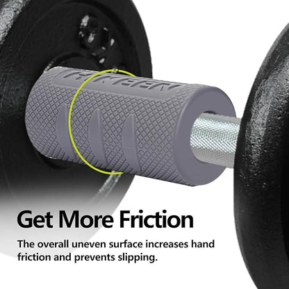 Hikeen Thick Bar Dumbbell Grips Building-2" Outer