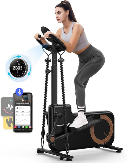 MERACH Elliptical Exercise Machine for Home with Hyper-Quiet Magnetic Driving System Elliptical Training Machines with MERACH App,16 Resistance Levels,330LBS Loading Capacity