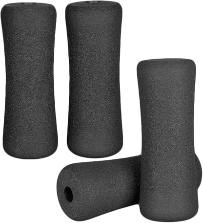 Foam Foot Pads Rollers Set of a Pair for Home Gym Exercise Machines Equipments Replacements with 1 Inch(2.5cm) Rod