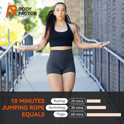 Jump Rope with Counter for Men,Women Weight Loss Exercise Equipment,Adjustable Accessories Speed Digital Jump Rope for kids,Skipping Long Jump Ropes for Fitness,Crossfit,Toys,Gym,Workout,Boxing