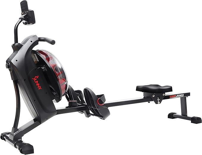 Sunny Health & Fitness Elite Water Rowing Machine