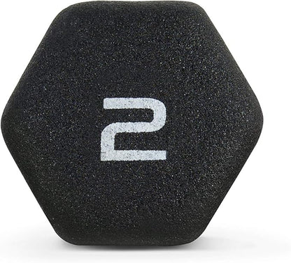 CAP Barbell Black Neoprene Coated Dumbbell Weights | Single