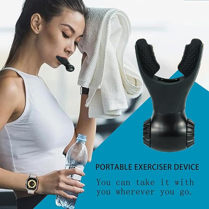 Portable Muscle Trainer,Exercise Device with Variable Settings, to Different Fitness Needs,Training to Improve Fitness & Strength,Black