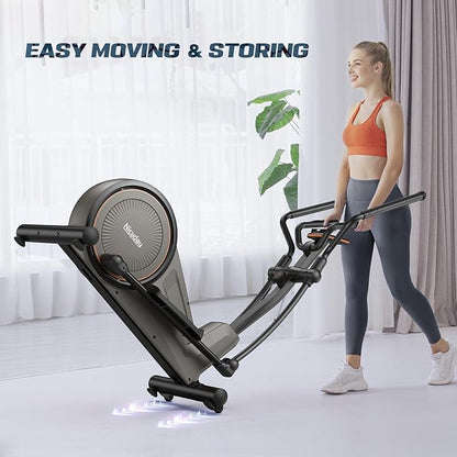 Niceday Elliptical Machine, Elliptical Exercise Machine for Home with Hyper-Quiet Magnetic Driving System, Elliptical Trainer with 15.5IN-18IN Stride, 16 Resistance Levels, 400LBS Loading Capacity