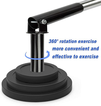 Cable Attachments for Weight Lifting with Multi-Option: Combo Tricep Rope, Straight Bar, V Bar, Single Tricep Rope & Single D Handle LAT Machine Attachment