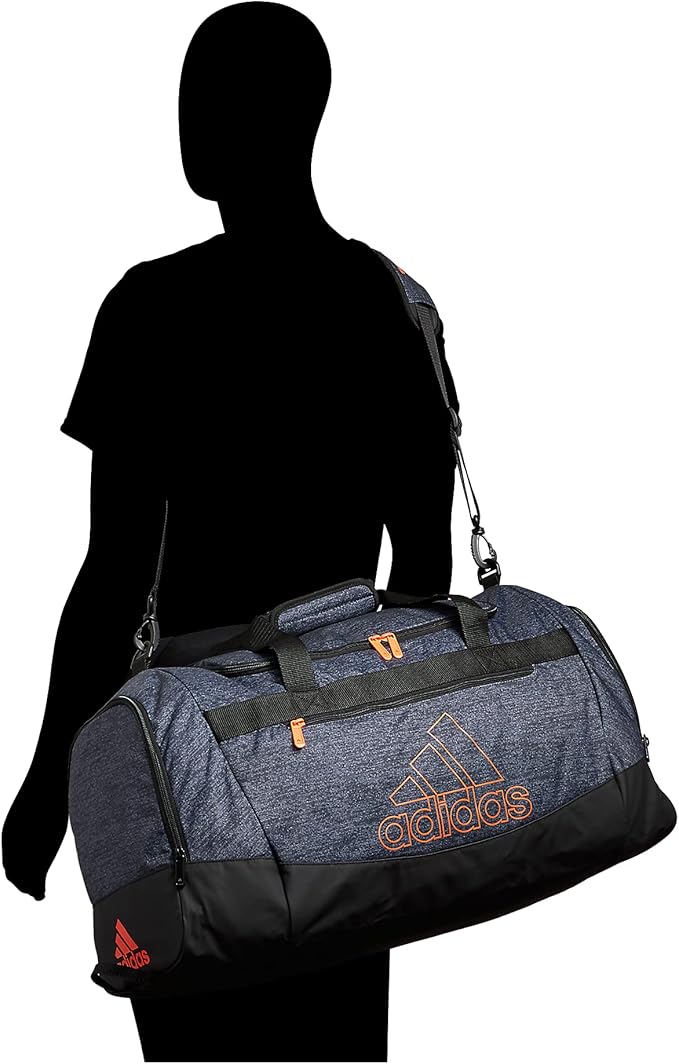 adidas Unisex Adult Defender 4 Medium Duffel Bag, Team Navy Blue, One Size