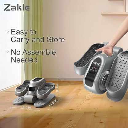 Zakle Under Desk Elliptical Machine 12 Adjustable