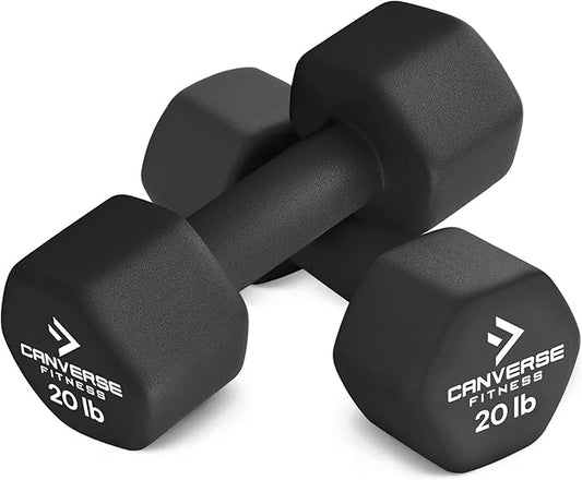 Neoprene Coated Dumbbell Sets of 2, Hand weight Dumbbells Anti-roll, Anti-Slip, Hexagon Shape for Strength Training Exercises Dumbbell Pairs for Men and Women, Ideal for Home Gym