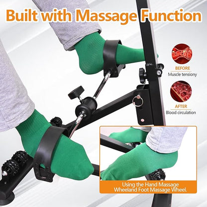 Pedal Exerciser Bike Elderly Hand Arm Leg and Knee Exercise Equipment Stroke Recovery Equipment for Seniors