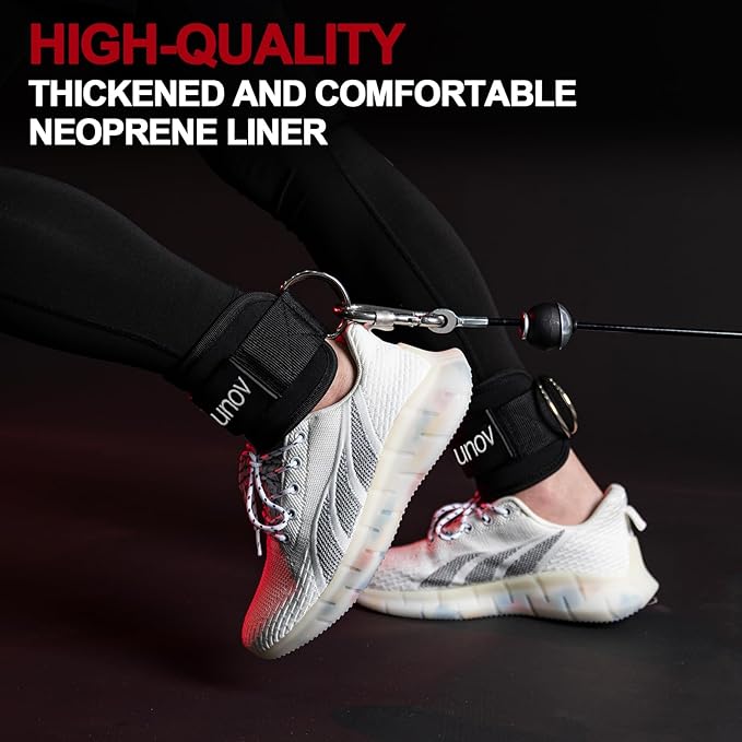 Ankle Strap for Cable Machine - Adjustable Leg