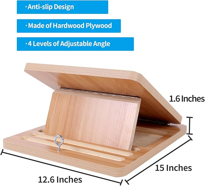 Professional Slant Board, Calf Stretcher, Adjustable Wooden Incline Board, Slant Board for Calf, Ankle, and Foot Stretching