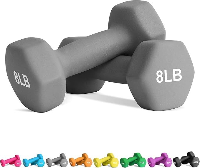 Balelinko Home Gym Equipment Workouts Strength Training Weight Loss Pilates Weights Yoga Sets Weights for Women, Men, Seniors and Youth