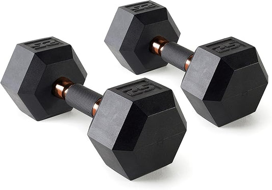 CAP 50 lbs Coated Dumbbell Set | Multiple Styles