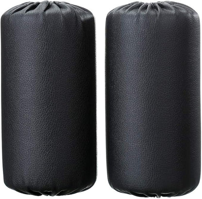 Foam Foot Pads Rollers Set of a Pair (8"x4"x20mm) for Home Gym Exercise Machines Equipments Replacements with 1 Inch Rod