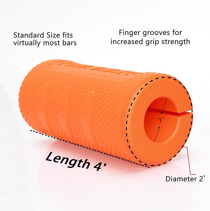 Hikeen Thick Bar Dumbbell Grips Building-2" Outer