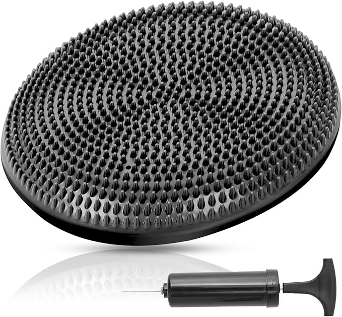 Primasole Balance disc 1 PC Comes with an air Pump Exercise Disk for Stability Workout