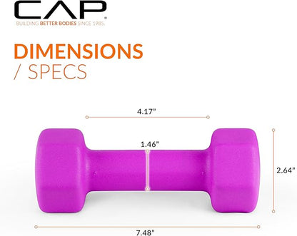 CAP Neoprene Coated Dumbbell Weights | Multiple options