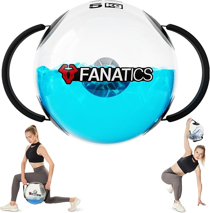 FANATICS Water Weight Aqua Bags Water Sandbag Adjustable Training Power Bag, Sandbag Dumbbells Kettlebell Alternative Training Power Bag Balance Trainer Portable Stability Fitness Equipment