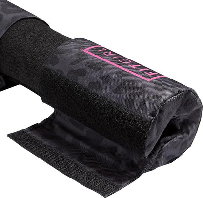 FITGIRL - Squat Pad and Hip Thrust Pad for Leg Day, Barbell Pad Stays in Place Secure, Thick Cushion for Comfortable Squats Lunges Glute Bridges, Olympic Bar and Smith Machine