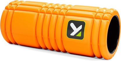 TRIGGERPOINT Performance Therapy Grid Foam Roller with Free Online Instructional Videos, Original (13-inch), Orange