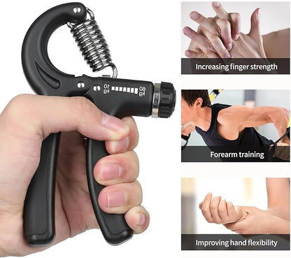 Hand Grip Strengthener, Adjustable Resistance 22-132Lbs (10-60kg),