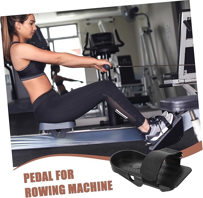 Exercise Equipment 1 Pair Cycle Pedals Accessories Indoor Fitness Rowing Machine Pedal Exercise Rowing Machine Supplies Fitness Household Pedaling Fitness Equipment Pedals