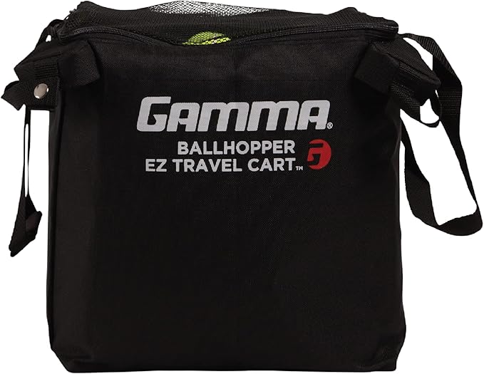 Gamma Sports EZ Travel Cart Pro, Portable Compact Design, Sturdy Lightweight Construction, 150 or 250 Capacity Available, Premium Carrying Case Included