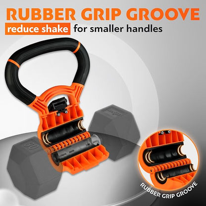 Yes4All Kettlebells Grip, Dumbbell Grip Handle, Convert Dumbbells into Kettlebell for Home Gym, Kettlebell for Weights Plate