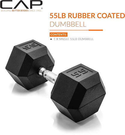 CAP Barbell Coated Hex Dumbbell Weight