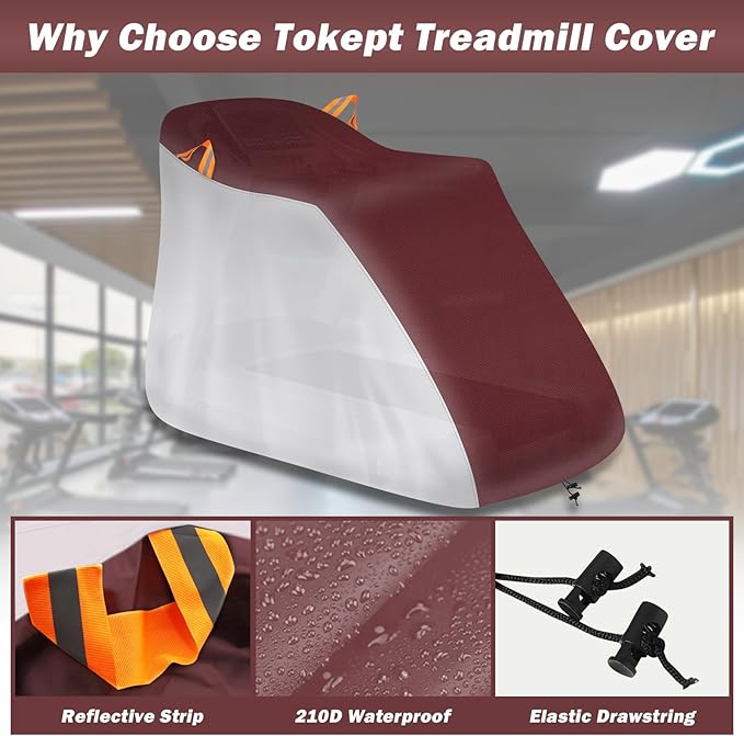 Treadmill Cover Waterproof Dustproof Running Machine Cover Exercise