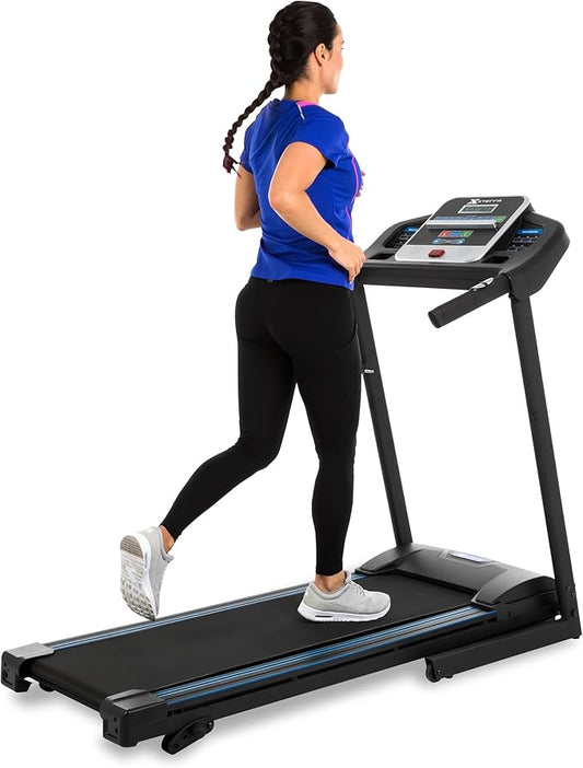 XTERRA Fitness Premium Folding Smart Treadmill, Compact Design, 250+ LB Weight Capacity, Powerful Motor, XTERRA+ Fitness App Included with Purchase