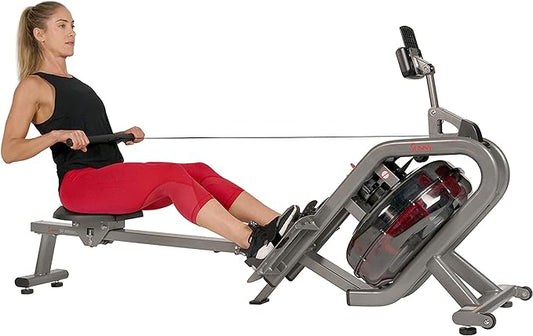 Sunny Health & Fitness Elite Water Rowing Machine