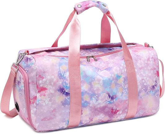 JIANYA Duffle Bags for Teenage Girls Women kids Small Sports Bag Gymnastics Dance Bag for Girls, Girls Duffle Bag for Kids