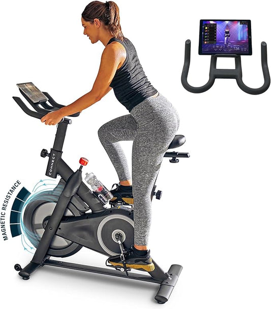 Echelon Fitness - Exercise Bike - Smart Connect Workout Bike - Magnetic Resistance Mechanism - Stationary Bikes with Speed Monitor & Adjustable Seat - Indoor Bike - Bluetooth Connectivity -136 KG