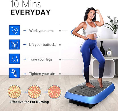 Vibration Plate, Whole Body Vibration Platform Exercise Machine