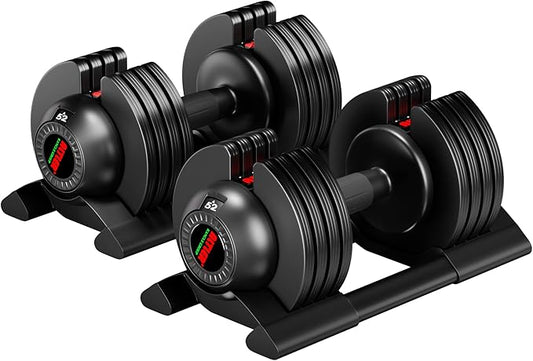 Adjustable Dumbbell Set 22/44lbs pair adjustable dumbbell- Perfect for Strength Training and Fitness Workouts