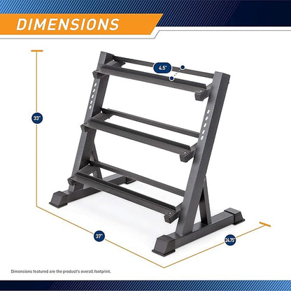 Marcy Weight Storage Organizer Racks for Dumbbells, Kettlebells, Weight Plates
