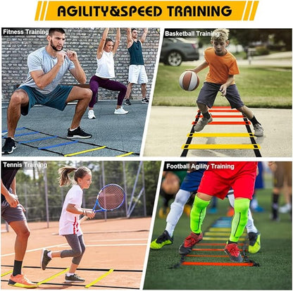 Football Speed Agility Training Set Agility Ladder 12